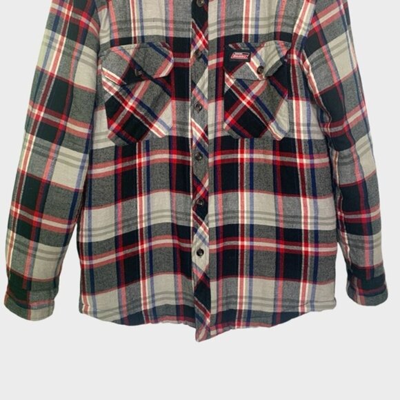 Dickies Plaid Quilted Shirt Jacket - Picture 2 of 7